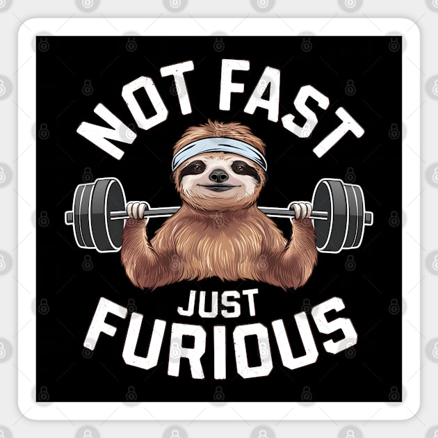 Not Fast Just Furious Magnet by MakerMind8.2